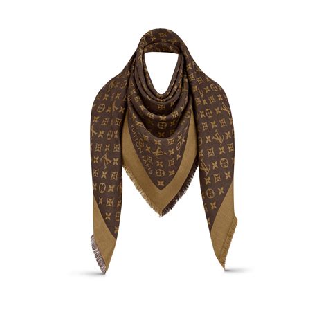 louis vuitton monogram denim shawl scarves|louis vuitton pashmina scarf.